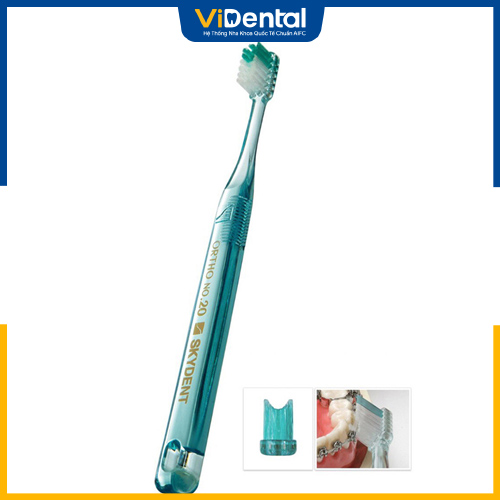 Bàn chải Sky Orthodontic V Trim Cleaning dành riêng cho người niềng răng